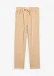Regular Fit slip on-bukse av 100% bomull, Straight, bonprix