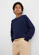 Regular Fit slip on-bukse av 100% bomull, Straight, bonprix