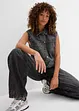 Jeansvest av bomull, bonprix