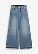 Wide Leg-jeans High Waist, cropped, bonprix