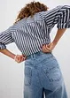 Wide Leg-jeans High Waist, cropped, bonprix