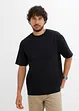 T-skjorte i formstabil, strukturert jersey, Loose Fit, bonprix