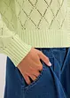 Cardigan med hullmønster, bonprix