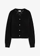 Cardigan med hullmønster, bonprix