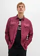 Langermet skjorte i 100% bomull i vasket look, bonprix