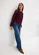 Bluse med volanger, bonprix