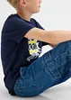 Loose Fit-cargojeans med regulerbar linning, Straight, bonprix