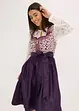 Tyrolerkjole med brodert forkle (2-delt sett), bonprix