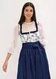 Tyrolerkjole med brodert forkle (2-delt sett), bonprix