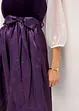 Dirndl med fløyel, i midi-lengde (2-delt sett), bonprix