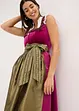 Dirndl med fløyel i midi-lengde (2-delt sett), bonprix