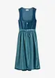 Dirndl med fløyel i midi-lengde (2-delt sett), bonprix