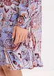 Tunikakjole i chiffon med knyting i halsen, bonprix