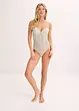 Stringbody med elastiske blonder, bonprix