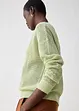 Cardigan med hullmønster, bonprix