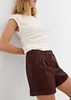 Shorts i twill med høy midje, bonprix