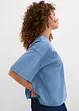Oversized topp i formstabil økologisk bomull, bonprix
