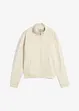 Sweatshirt i 100% økologisk bomull med glidelås, bonprix