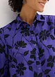 Chiffonbluse med print, bonprix