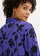 Chiffonbluse med print, bonprix