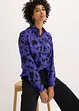 Chiffonbluse med print, bonprix