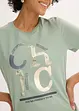 T-skjorte med glitterprint, bonprix