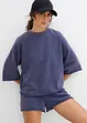 Oversized sweatshirt i myk bomullsmiks, bonprix