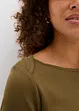 Oversized topp i 100% økologisk bomull, bonprix