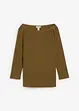 Oversized topp i 100% økologisk bomull, bonprix