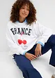 Oversized sweatshirt i 100% økologisk bomull, bonprix
