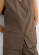 Lang vest med twillstruktur, bonprix