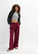 Figurnær cropped topp, dobbelpakning., bonprix