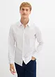 Business-skjorte med stretch og minimønster, Slim Fit, bonprix