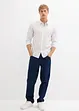 Business-skjorte med stretch og minimønster, Slim Fit, bonprix