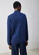 Oversized cardigan med silke, bonprix